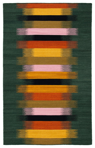 Safavieh Dhurries Collection DHU642 Rug, Brown/Yellow, 3'x5'