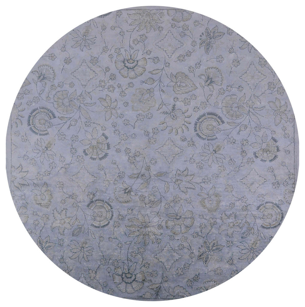 Ahgly Company Indoor Round Mid-Century Modern Area Rugs, 5' Round