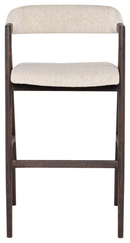 Anita Shell Fabric Bar Stool