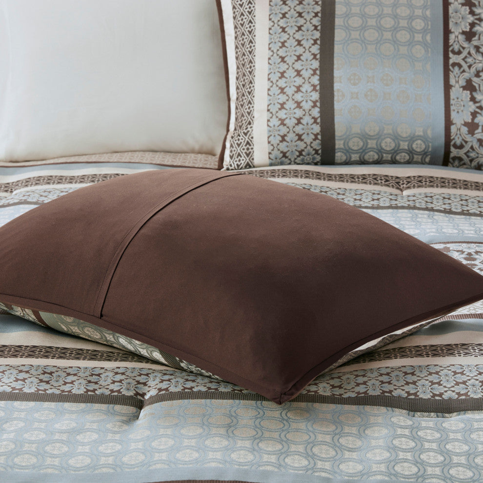 Madison Park Jacquard 7-Piece Comforter Set, Queen