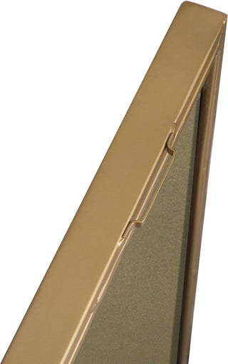 Metal Frame Rectangle Mirror 30" Brass