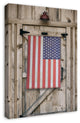 American Flag Barn Door 20x30 Canvas Wall Art