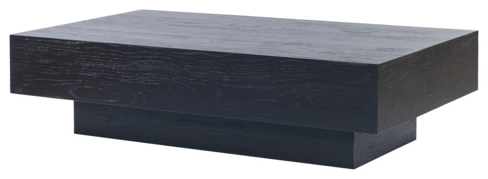 Otto Oak Veneer Coffee Table, Black
