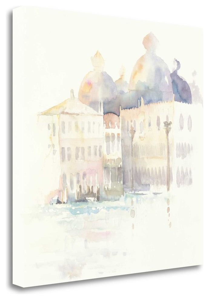 "Venice Evening Square" By Avery Tillmon, Giclee Print on Gallery Wrap Canvas