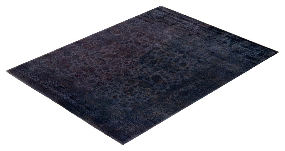 Fine Vibrance, One-of-a-Kind Hand-Knotted Area Rug Gray, 8'3"x10'5"