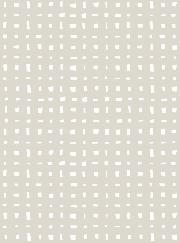 Burlap Hash Pattern Peel and Stick Vinyl Wallpaper, Light Grey, 24"w X 60"h