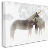 Mystic Brown Unicorn Fantasy Majestic Clouds Gold ,1pc, each 30 x 40