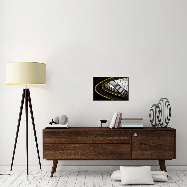 "On Higher Level" Framed Canvas Giclee by Gilbert Claes, 23x16"