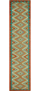 Sangat Kilim Hrytherf Rust/Blue Runner, 2'9x12'9