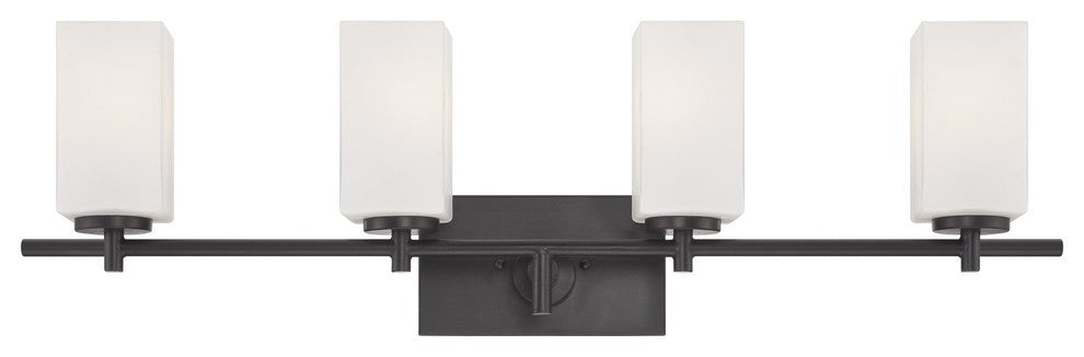Dakota 4-Light Bath Bar, Biscayne Bronze