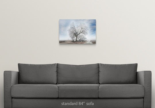 "A Winter Day" Wrapped Canvas Art Print, 24"x16"x1.5"