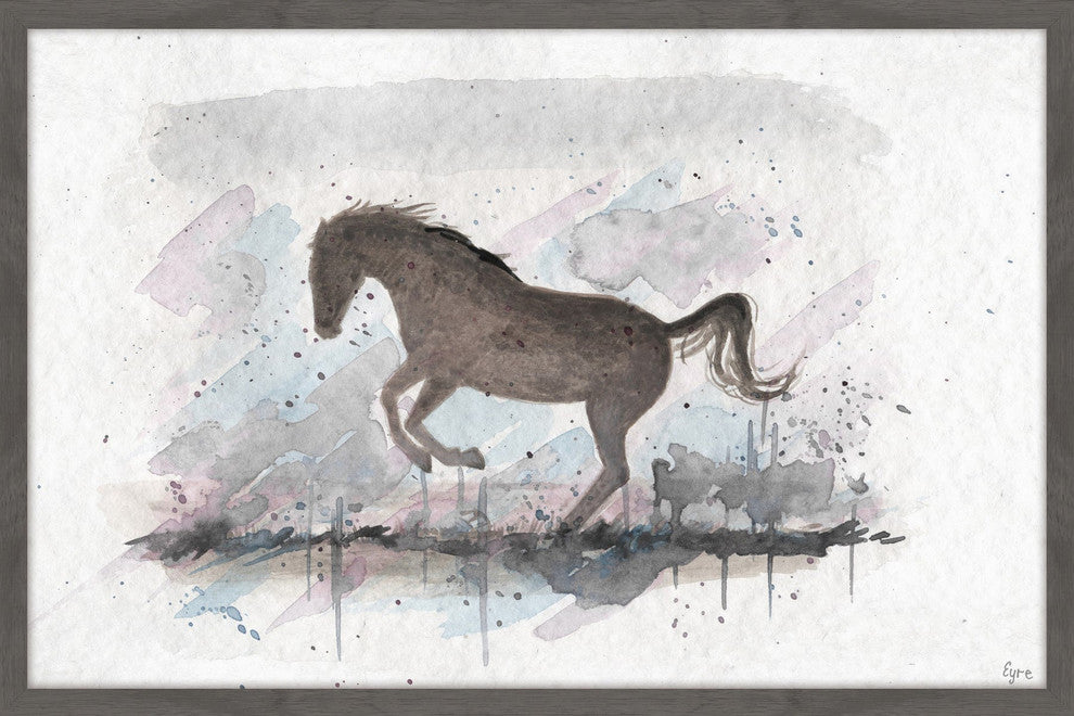 "Unstoppable" Framed Painting Print, 24"x16"