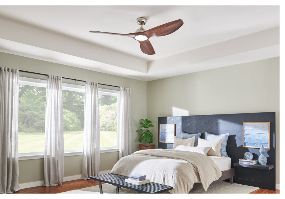 Kichler 300365PN 65"Ceiling Fan, Polished Nickel Finish