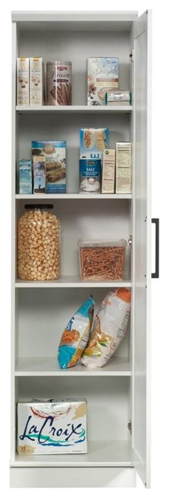 Sauder HomePlus Engineered Wood Pantry in Glacier White