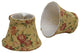 30005-2 Small Bell  Chandelier Clip On Lamp Shade Floral Print 3"x5"x4"