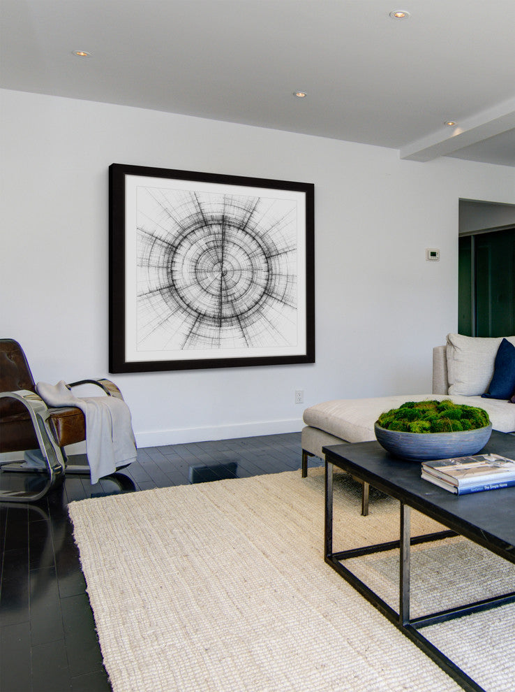 "Torqued Motion" Framed Art Print
