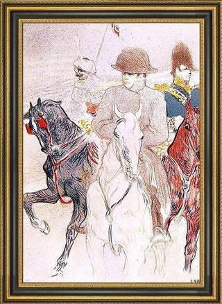 Henri De ToulouseLautrec Napoleon Bonapart Framed Premium Canvas Print, 16"x24"