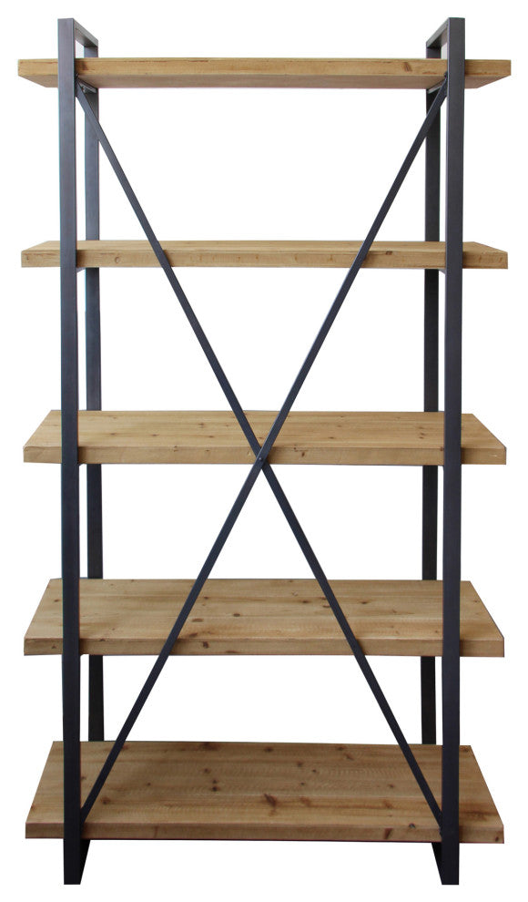 Rustic Lex 5 Level Shelf Natural - Natural