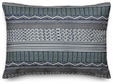 Dark Blue Boho Pattern 14x20 Indoor/Outdoor Pillow