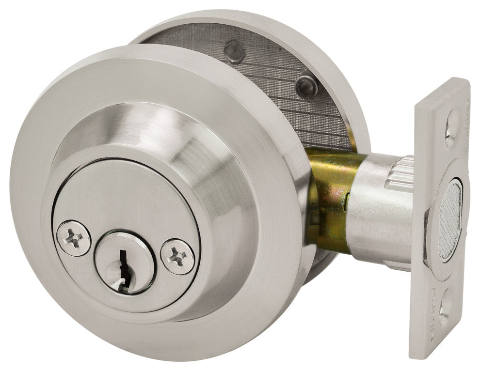 Nuk3y Thor Deadbolt, Satin Nickel, Double Cylinder