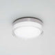 Pi 9" LED Round Flush Mount 3500K, Stainless Steel