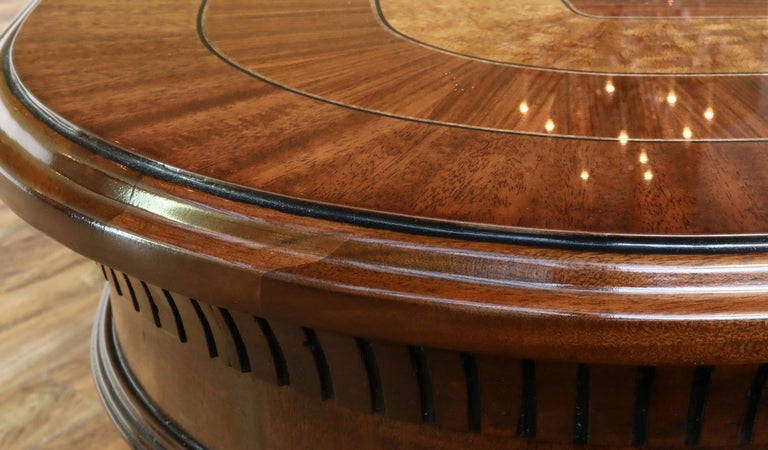 Large Mahogany Regency Dining Table by Leighton Hall