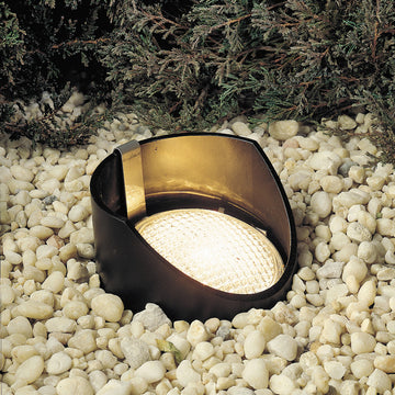 Kichler Accent and Deck Lighting Black One Light In-Ground 15088BK