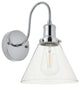 Chrome Finish 1-Light Wall Sconce
