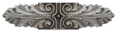 Notting Hill Opulent Scroll Pull - Satin Nickel