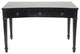 Curba Desk, Hand Rubbed Black