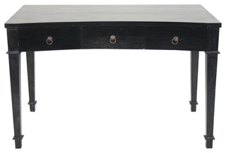 Curba Desk, Hand Rubbed Black