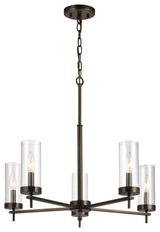 Zire 5-Light Chandelier, Brushed Oil Rubbed Bronze