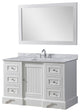 48" Kingswood Single Bath Vanity, White and Mirror