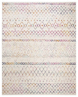 Safavieh Madison 6'7" x 9'2" Rug in Ivory and Fuchsia
