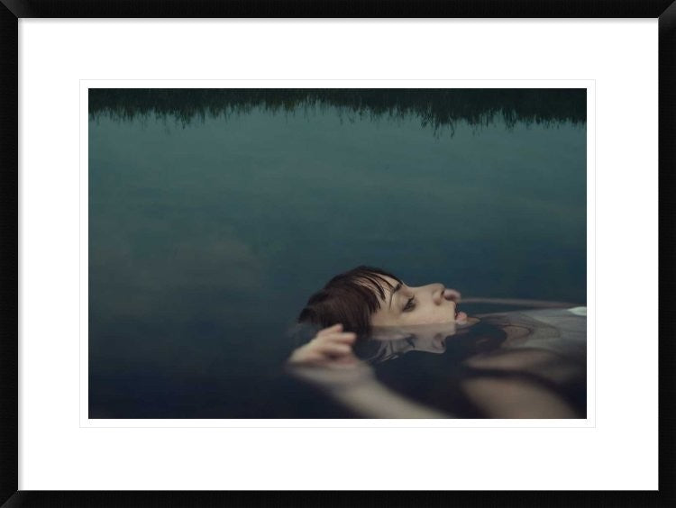 "Ophelia" Framed Digital Print by Claudia Mendez Cordero, 30x22"