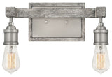 Hinkley Denton Two Light Vanity, Pewter