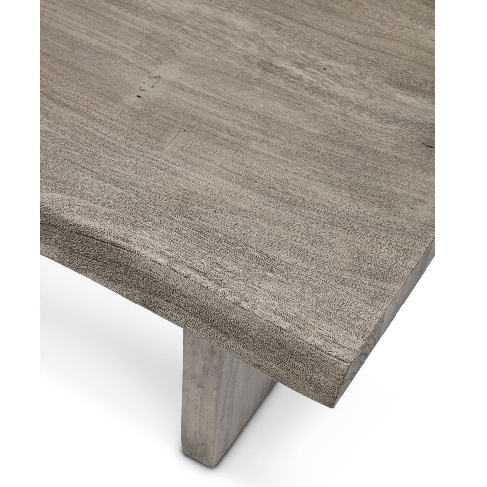 Brooks 48" Coffee Table, Sandblasted Gray
