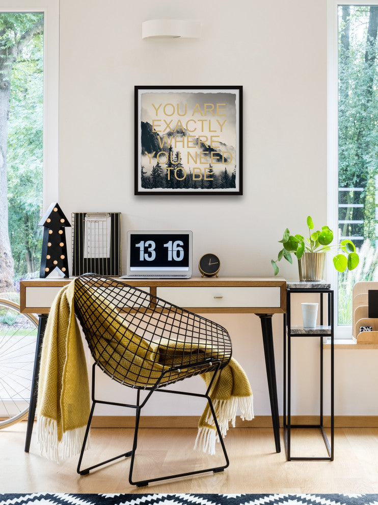 "Take Your Time" Framed Painting Print, 24x24