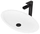 Wisteria 23"L x 14"W MatteStone Vessel Sink and Amada 10"H Faucet Set