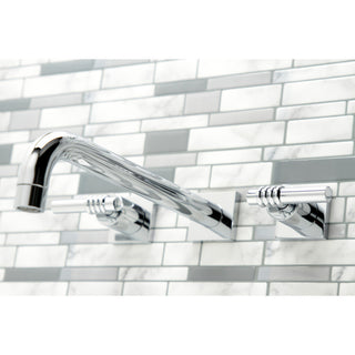 KS6051ML Wall Mount Tub Faucet, Polished Chrome