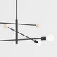 Slater 3-Light Chandelier Soft Black