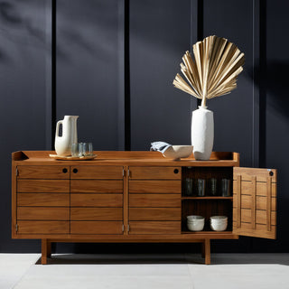 Lula Outdoor Sideboard Natural Teak, Fsc