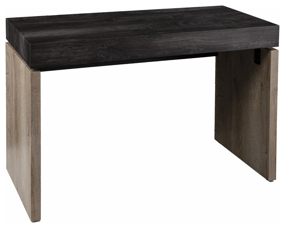 Black Wood and Iron Writing Desk