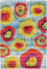 Unique Loom Blue Lyon Sydney 4' 0 x 6' 0 Area Rug