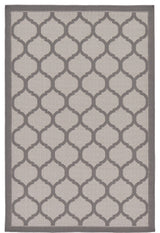 Unique Loom Gray Moroccan Outdoor 3'x5' Area Rug