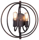 Elegant Lighting Vienna Wall Lamp, 13"x13"x6", Dark Bronze Finish