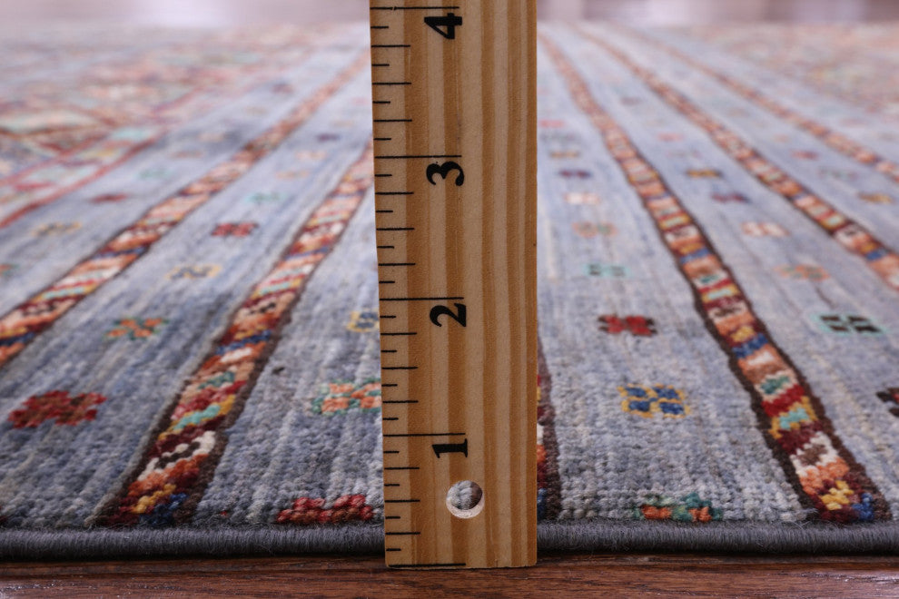 Super Kazak Khorjin Hand Knotted Wool Rug 5' 8" X 7' 10" - Q12305