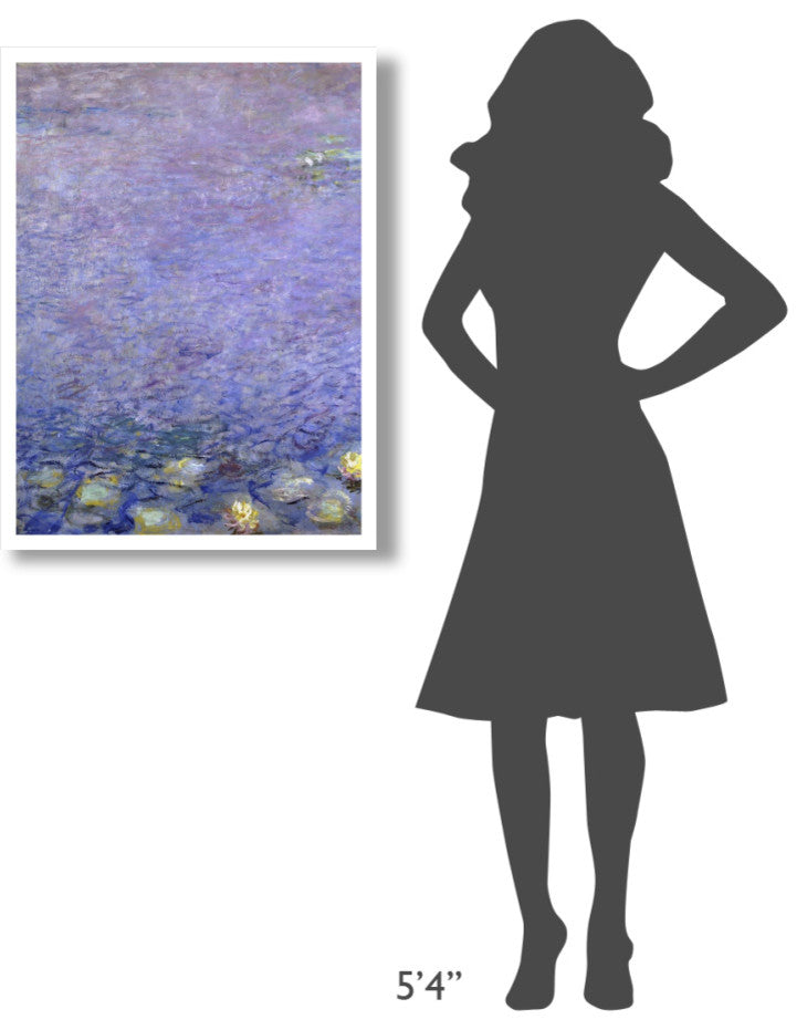 "Water Lilies: Morning, c. 1914-26 (left)" Paper Print by Claude Monet, 26"x34"