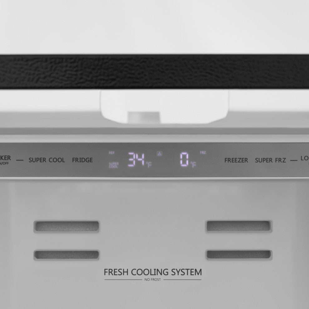 ZLINE Refrigerator With Ice Maker, Stainless RFMZ-36-FCB