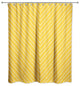 Yellow Chevron 71x74 Shower Curtain